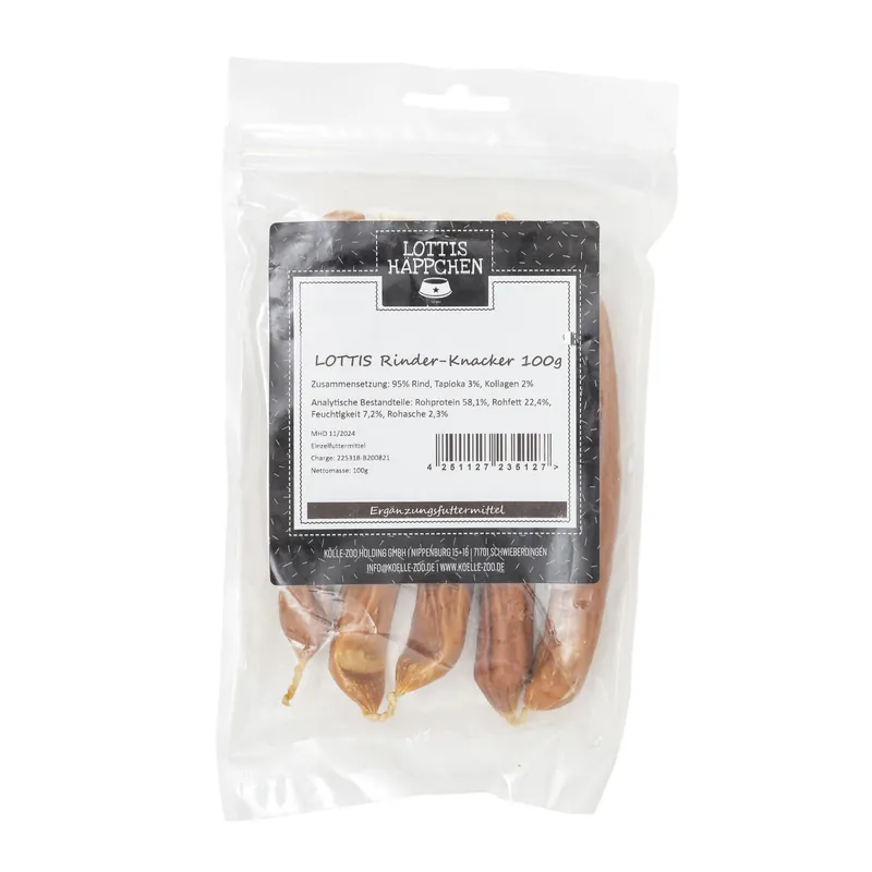 LOTTIS HÄPPCHEN Rinder-Knacker 100 g Online Kaufen